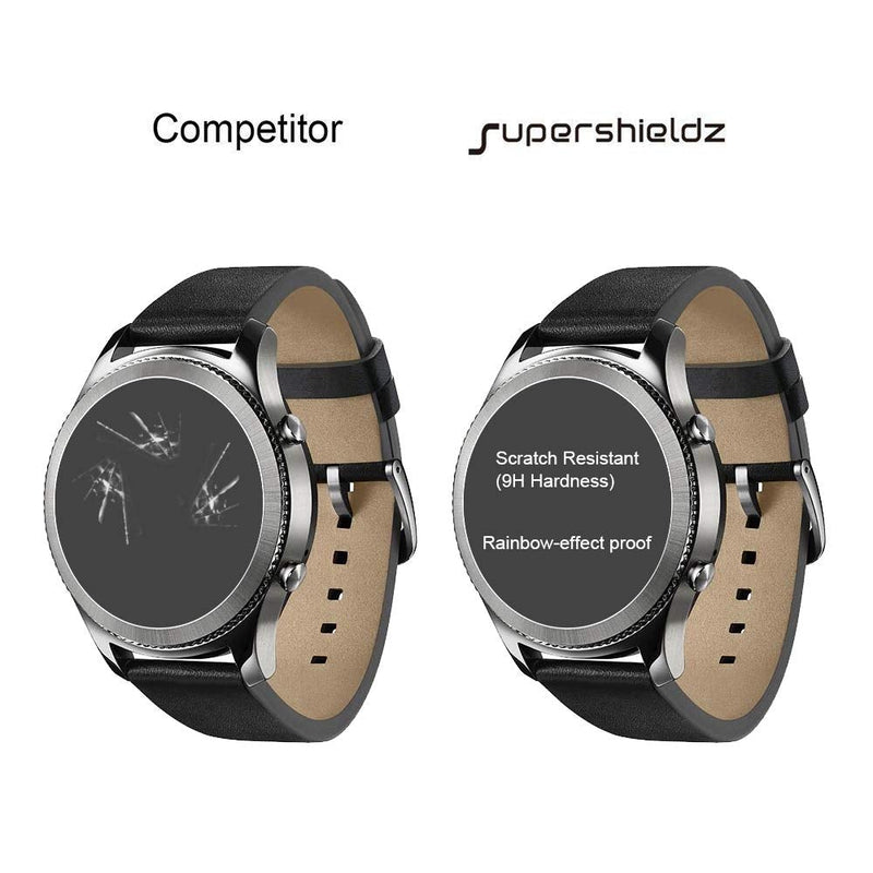 (2 Pack) Supershieldz Designed for Garmin Forerunner 745 Tempered Glass Screen Protector, Anti Scratch, Bubble Free