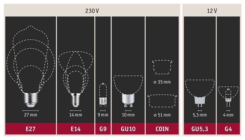 Paulmann 29090 LED EEK E (A - G) E27 bulb shape 7W warm white (Ø x H) 60mm x 106mm 5pcs.