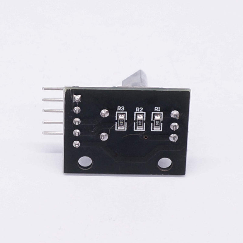 Taiss / 5Pcs KY-040 Rotary Encoder Module with 15×16.5 mm with Knobs Cap