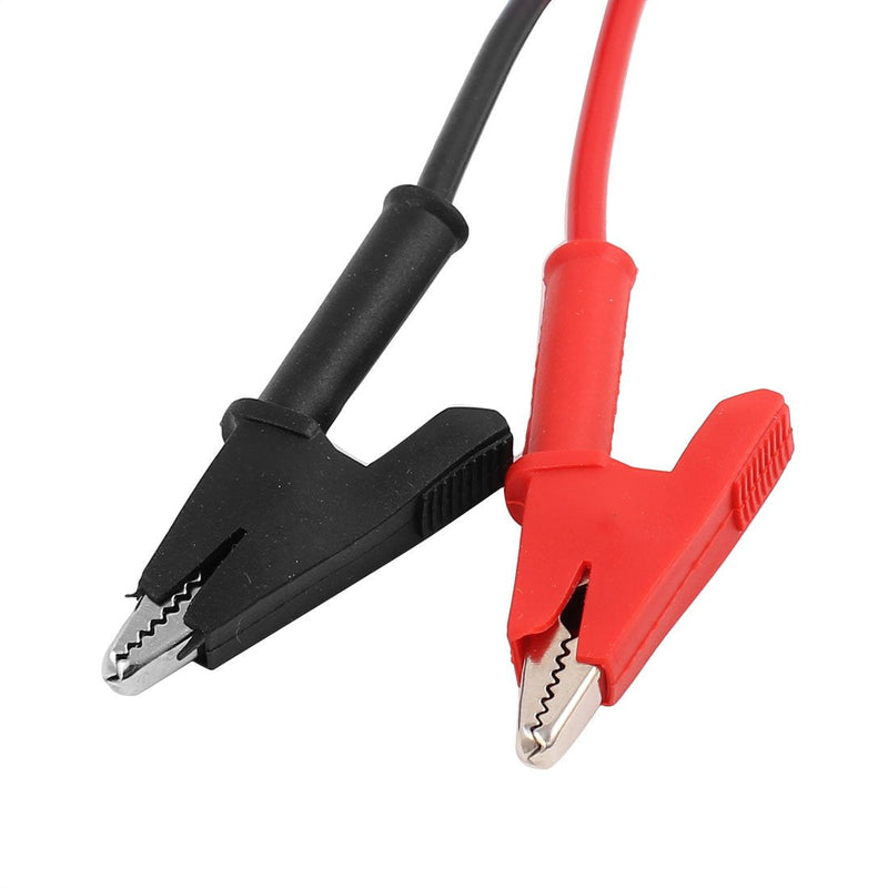 uxcell 2 Pcs Double Headed Electrical Clip Wire Test Silicone