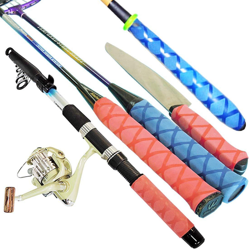 Lime2018 Heat Shrink Sleeve Wrap Tubing X-Tube Wrap Tubing for Fishing Rod Handle Cork with Non Slip Waterproof and Insulation 1 Meter Dia 45mm Blue
