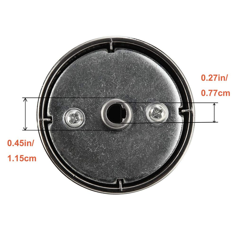 [Upgraded] DG64-00473A Top Burner Control Dial Knob Range Oven replacement Stainless Steel Compatible with Samsung Range Oven Gas Stove Knob NX58F5700WS NX58H5600SS NX58H5650WS NX58J7750SS (5pcs)