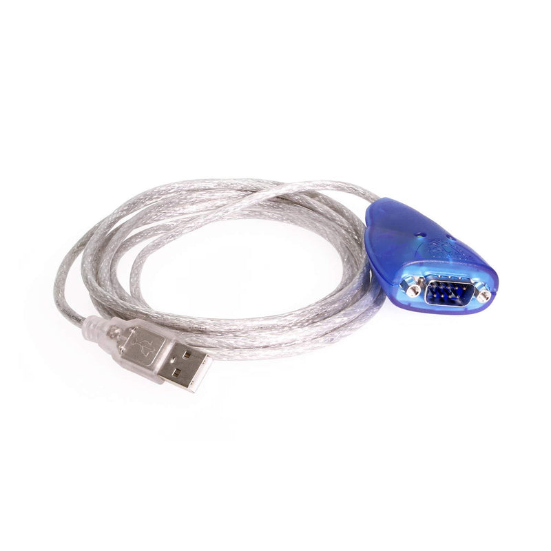USBGear 6ft. USB to RS232 Converter for Windows 7 (32/64bit) FTDI CHIP RX/TX LED