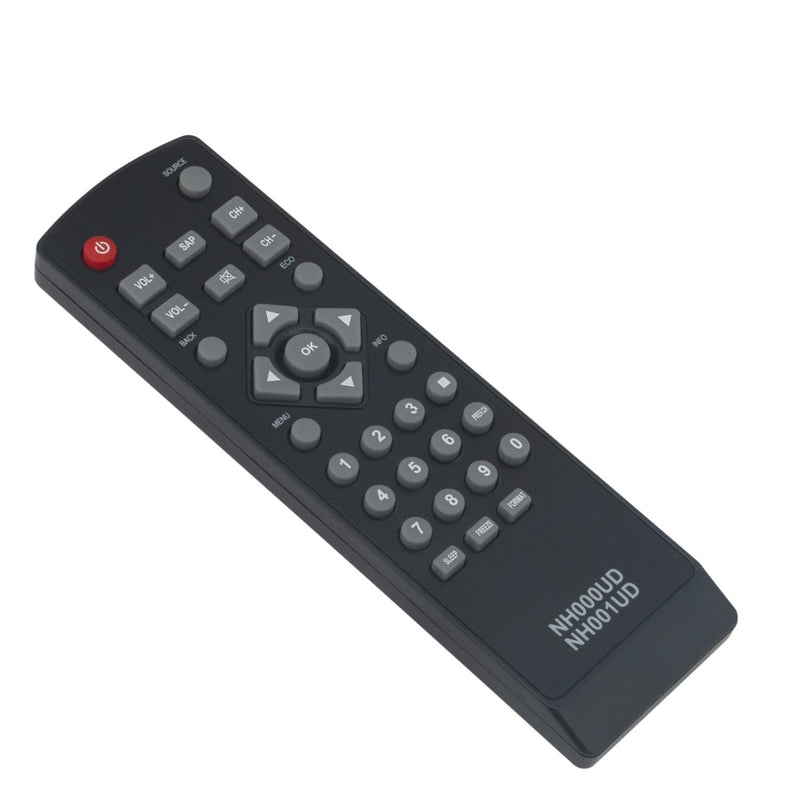 NH000UD NH001UD Replace Remote Suit for Emerson Sylvania TV LC190SL1 LC195EMX LC195SLX LC220SL1 LC320SL1 LC320EMX LC320EMXF LC260EM1 LC260EM2 LC320EM1 CLC320EM2F LC370EM2 RLC370EM2 CLC401EM2F