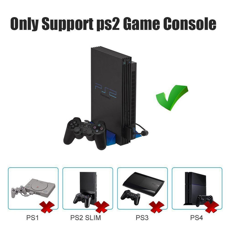 PS2 to HDMI Converter Adapter, Sartyee Video Converter PS2 to HDMI Converter with 3.5mm Audio Output for HDTV HDMI Monitor Supports All PS2 Display Modes