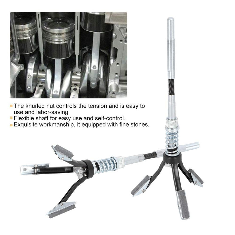 VOBOR VT01138 cylinder honing device, 3-jaw polishing tool, honing brush, adjustable cylinder grinding tool 19-64 mm
