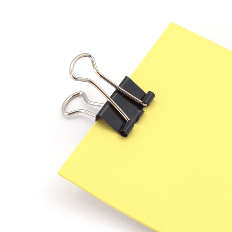 U Brands Binder Clips, Micro 1/2-Inch Width, 1/5-Inch Paper Holding Capacity, Black and Silver Steel, 100-Count - 650U08-24 Micro 100 Count