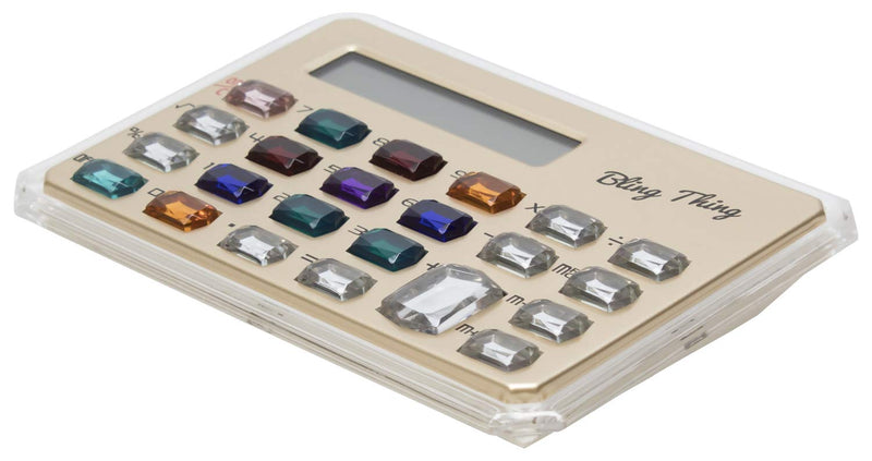 Gemstone Pocket Calculator in Gold