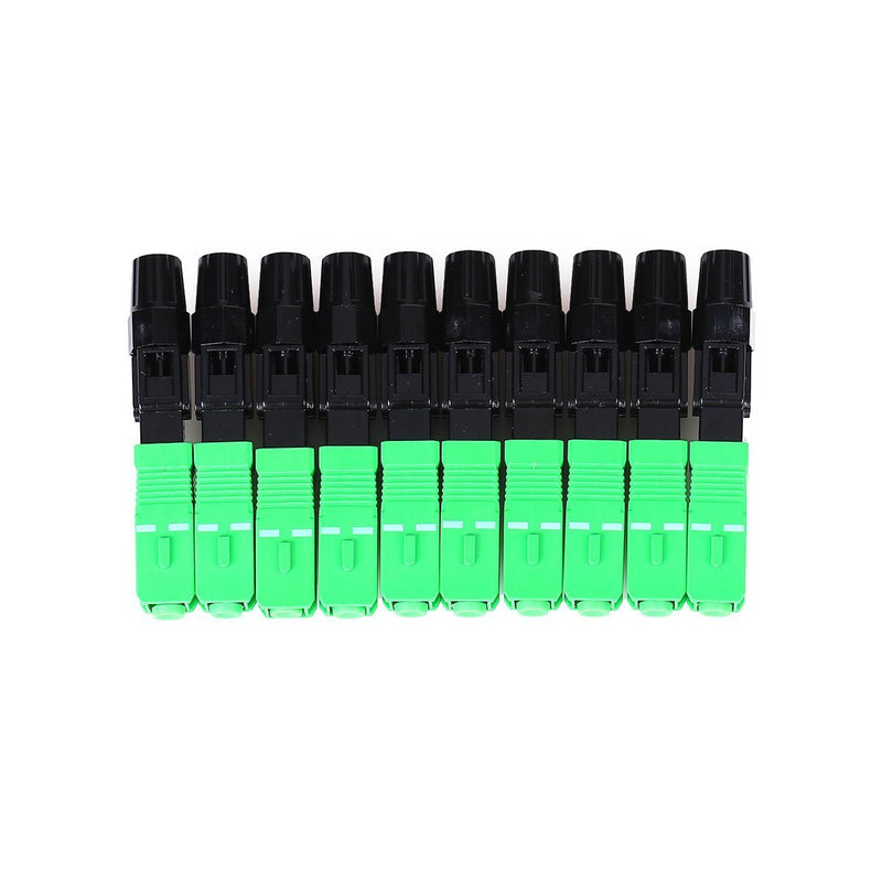 10pcs Singlemode SC APC Quick Connector Cable Optical Fiber Quick Connector