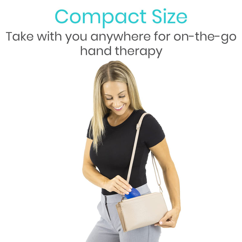 Vive Hand Squeeze Balls - Squishy Exercise Eggs Hand Therapy, Stress Relief, Arthritis & Grip Strength Therapy - Strength Trainer Equipment for Finger, Wrist, Carpal Tunnel - Squeezing Egg Trainer 4