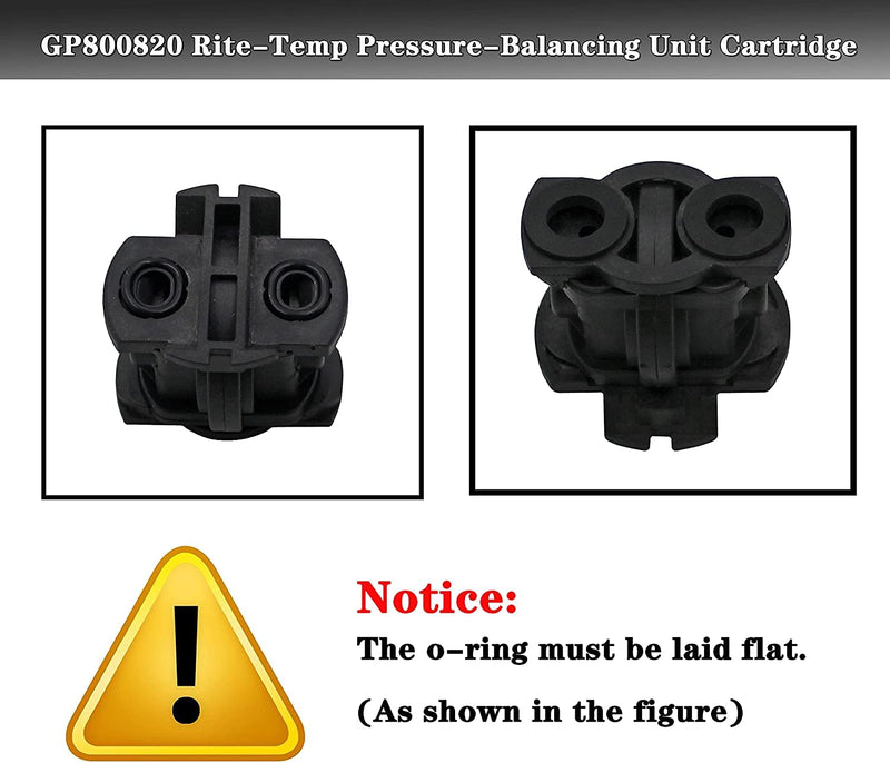 GP876851 Rite-Temp Mixer and Pressure-Balancing Unit Kit,Compatible with Kohler Part GP76851,Include Replacement for GP800820 and GP77759