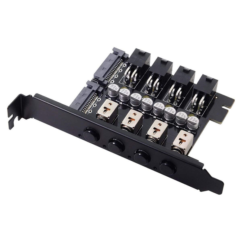 Xiwai 4 Hard Disk Control System Intelligent Control Management System HDD SSD Power Switch with PCI Bracket