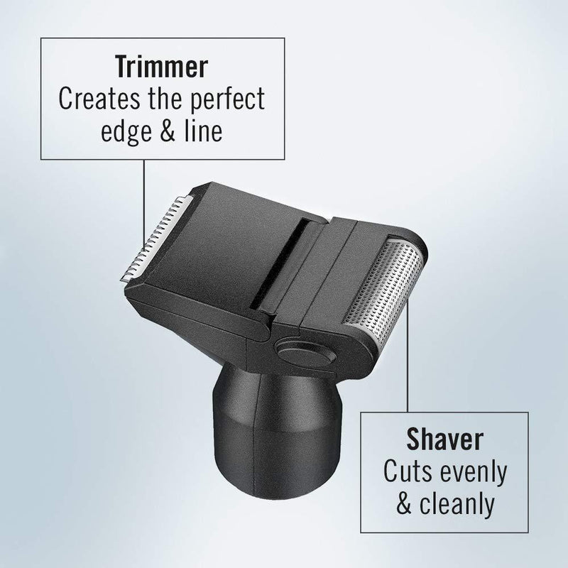 ConairMAN Battery-Powered Ear and Nose Hair Trimmer Men's: Detailer and Shaver Attachment