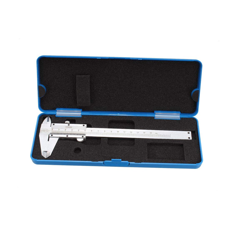 uxcell Vernier Caliper 0-150mm Range Stainless Steel Measuring Tool for Precision Measurements Outside Inside Depth