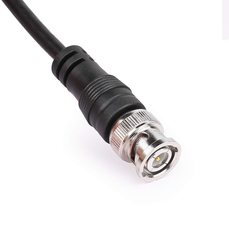 Clyxgs BNC Double Alligator Clip Test Cable Probe Lead Oscilloscope Test, Oscilloscope Probes BNC to Alligator Clip 92cm/36.2in (5pcs）