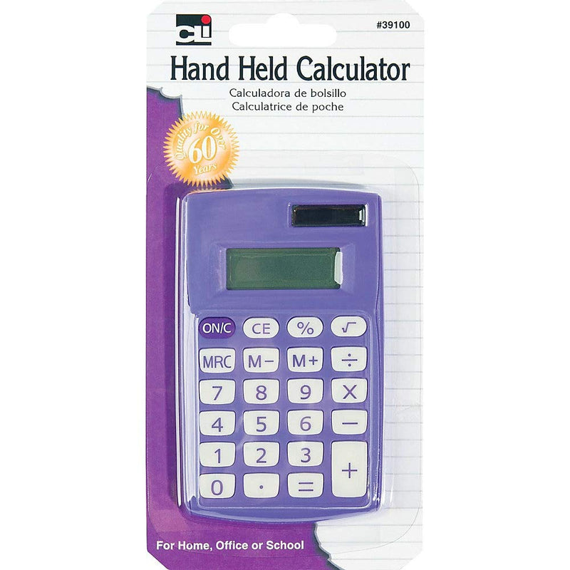 CLI 8-Digit Hand Held Calculator, Assorted