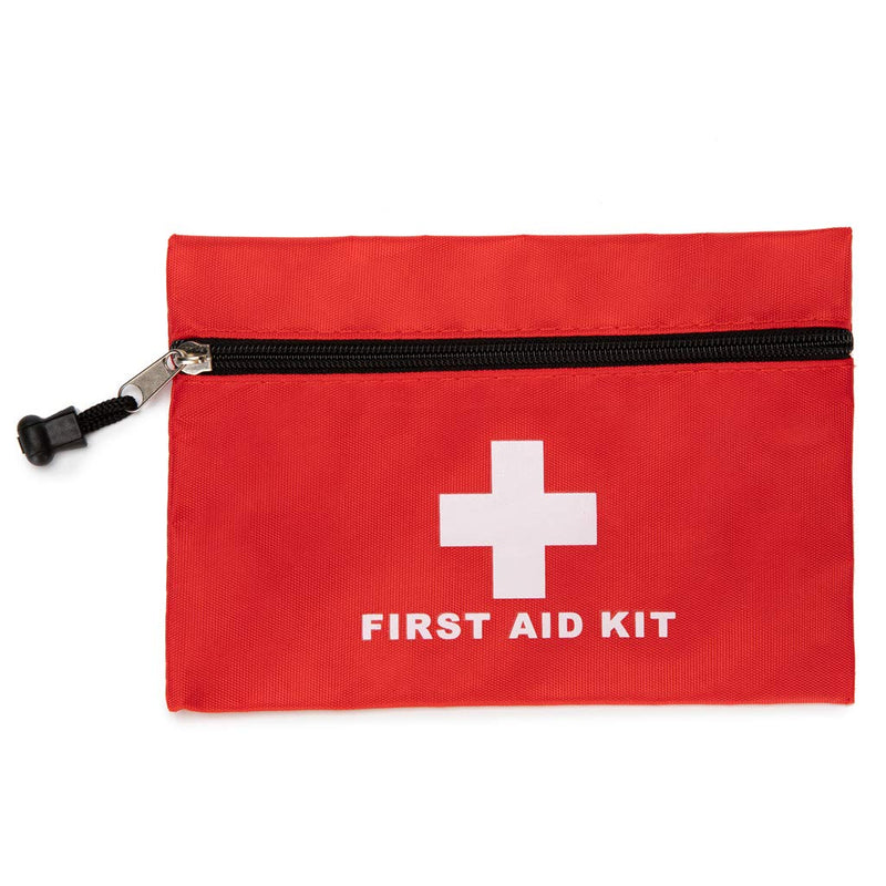 PAXLamb Red First Aid Bag Small First Aid Kit Empty Medical Storage Bag for First Aid Kits Pack Emergency Hiking Backpacking Camping Cycling Travel Car (Red 7.9x5.5" 5PC) Red 7.9x5.5" 5pc