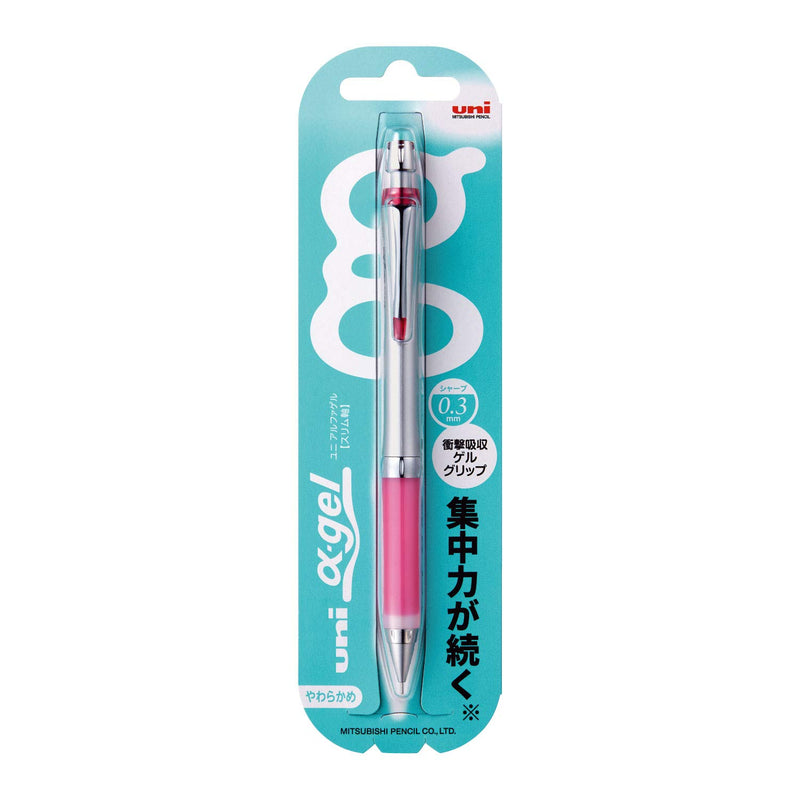 Uni Alpha-Gel Mechanical Pencil 0.3mm - Pink Body (M3807GG1P.66)