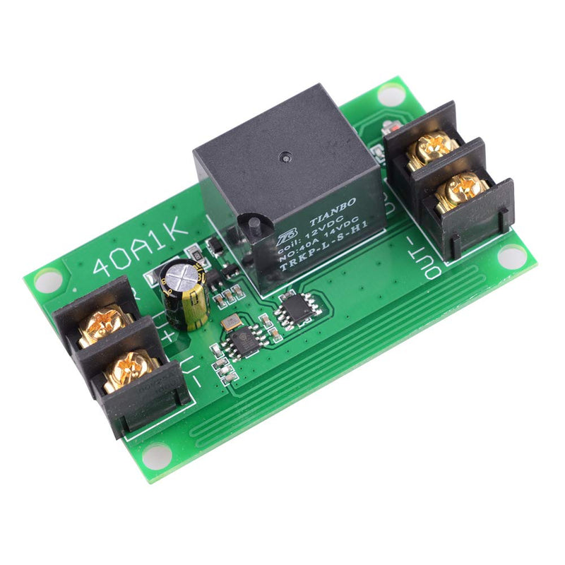 DC 12V 40A Relay Remote Control Switch, 1CH Universal 433Mhz Remote Control Wireless Switch 2 Remote Transmitters and 1 Receiver for Latching Module System 12V 1CH 40A--2