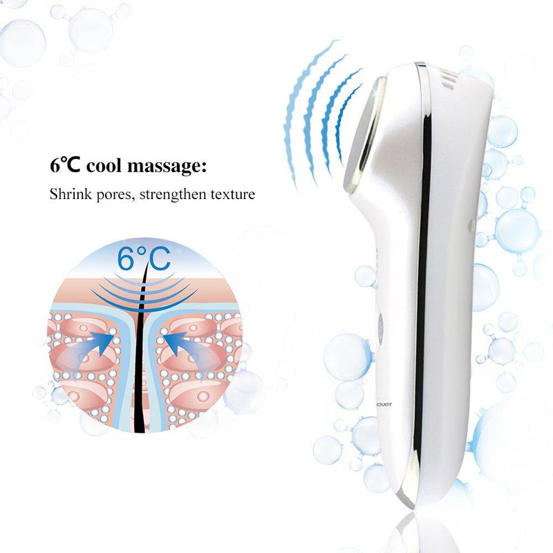 TOUCHBeauty Hot & Cold Facial Massager - Handheld Sonic Vibration Skin Rejuvenating Relaxation Device for Smoother Tighter Face, Skincare Warming & Cooling Beauty Tool for Women