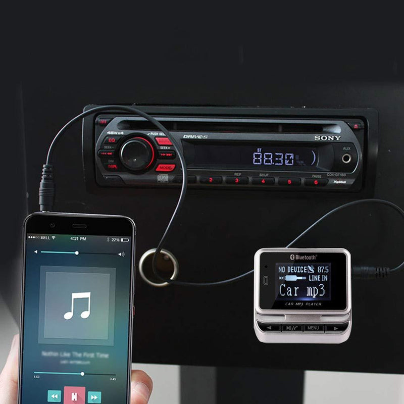 WYYHAA Bluetooth FM Transmitter for Car, Wireless Bluetooth Car FM Transmitter Radio Bluetooth Handsfree Car Kit MP3 Music Player USB Charger with Remote Control Car