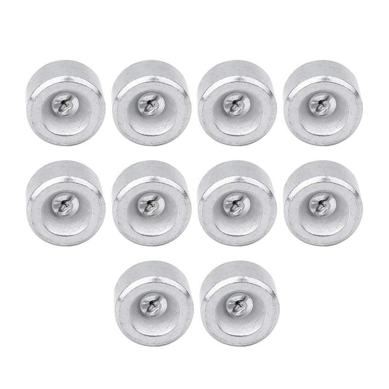 Cikonielf 10 pieces calibration weight 50g calibration weight set metal weights with hook and ring for digital jewelry scales science laboratory weights training