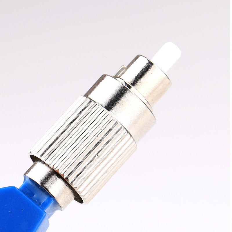 KELUSHI Fiber Optic Connector, FC Male to LC Female Hybrid Optical Fiber Convertor Adapter Compatible with Optical Power Meter Visual Fault Locator 1 Blue