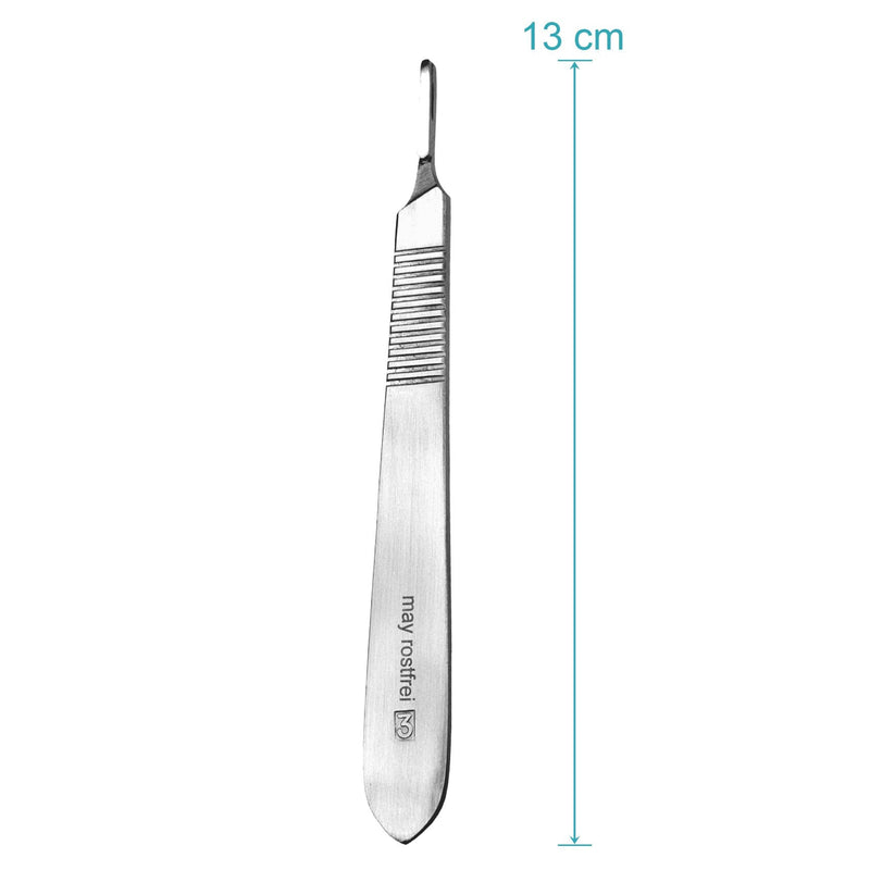 May Set - 10 pieces of scalpel blades figure 10 made of carbon steel - replacement blades individually sterile packed + 1 x scalpel holder made of stainless steel