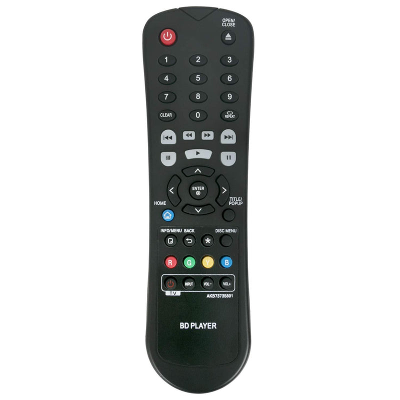 New AKB73735801 Replace Remote Control fit for LG Blu-Ray Disc DVD BD Player B0540N BH5140S BP330 BP330N BP530 BP540 BP550 BP550N BP735 BP735B BPM33 BPM331 BPM331N BPM53 BPM53N BPM54 BPM54N BPM55