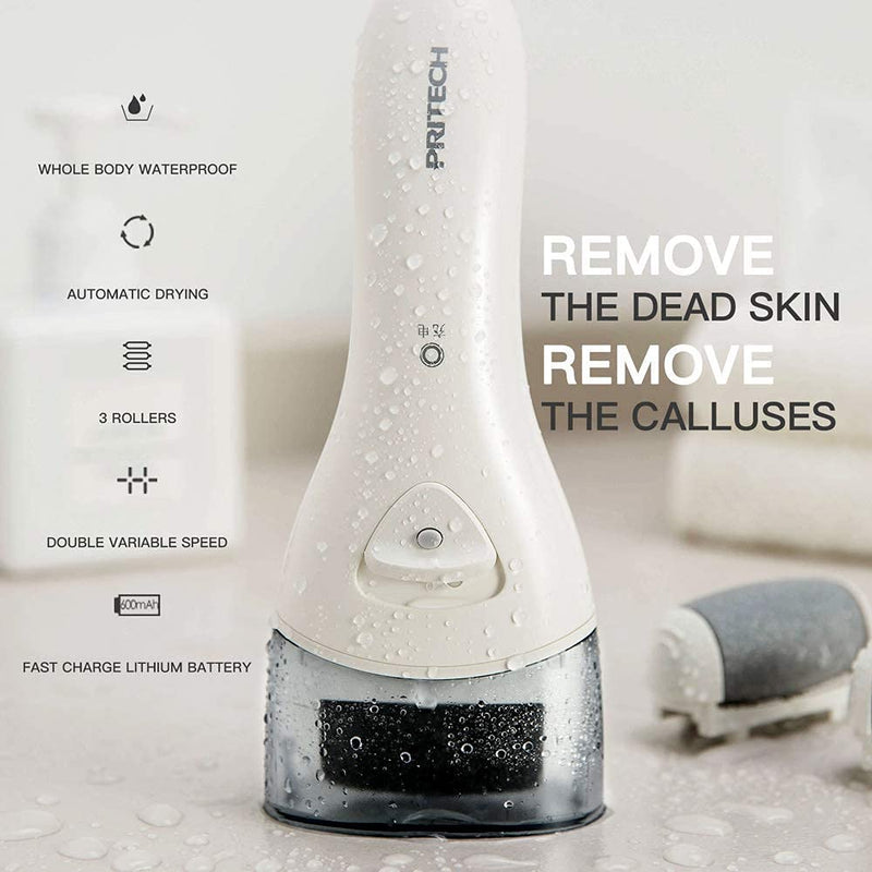 Electric Feet Callus Removers Rechargeable,Portable Electronic Foot File Pedicure Tools, Electric Callus Remover Kit,Professional Pedi Feet Care Perfect for Dead,Hard Cracked Dry Skin Ideal Gift…