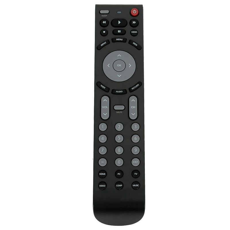 New RMT-JR01 RMTJR01 Remote Control Compatible with JVC LED LCD TV Black Crystal 3001 3002 Series HDTV BC50R EM28T EM32FL EM32T EM32TS EM37T EM39FT EM39T EM55FT JLC32BC3000 JLC32BC3002 JLC37BC3000