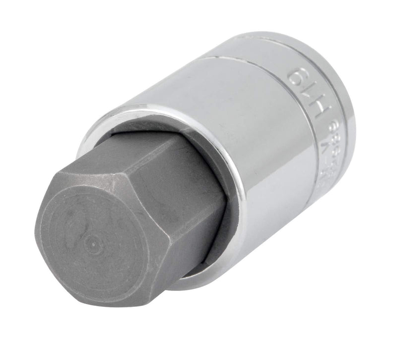Performance Tool W32989 1/2 Dr. 19mm Hex Bit Socket, 1 Pack 1/2" Dr. 19mm Hex Bit Socket Metric