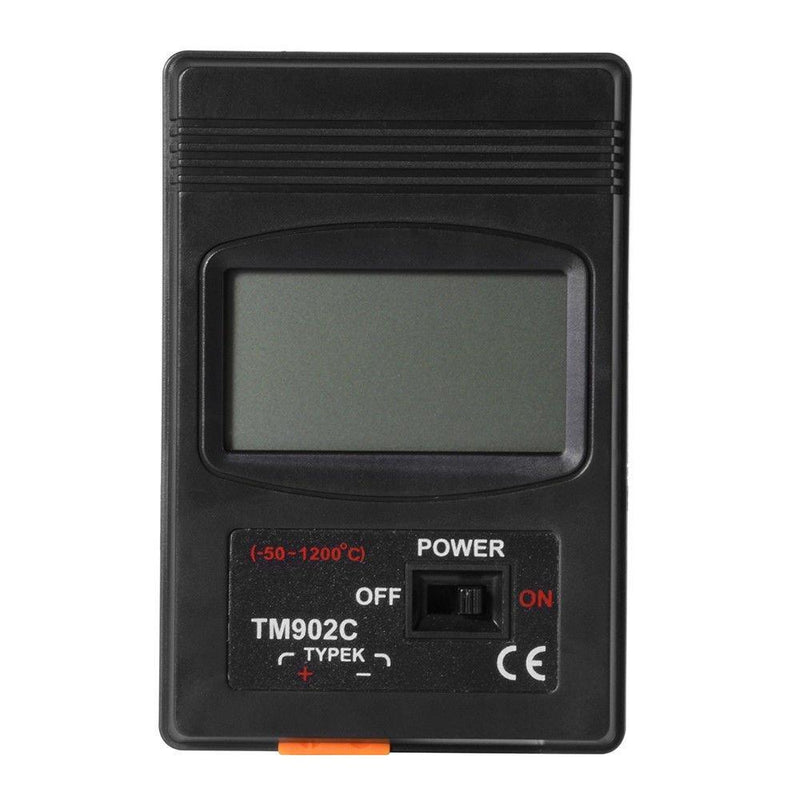 NUZAMAS Digital Thermometer 2 Way K-Type Sensor Temperature Probe, Dual Two Channel Digital Thermometer 2 K-Type Thermocouple Sensor -50 °C / 1200 °C and 5 K-Type Thermocouple