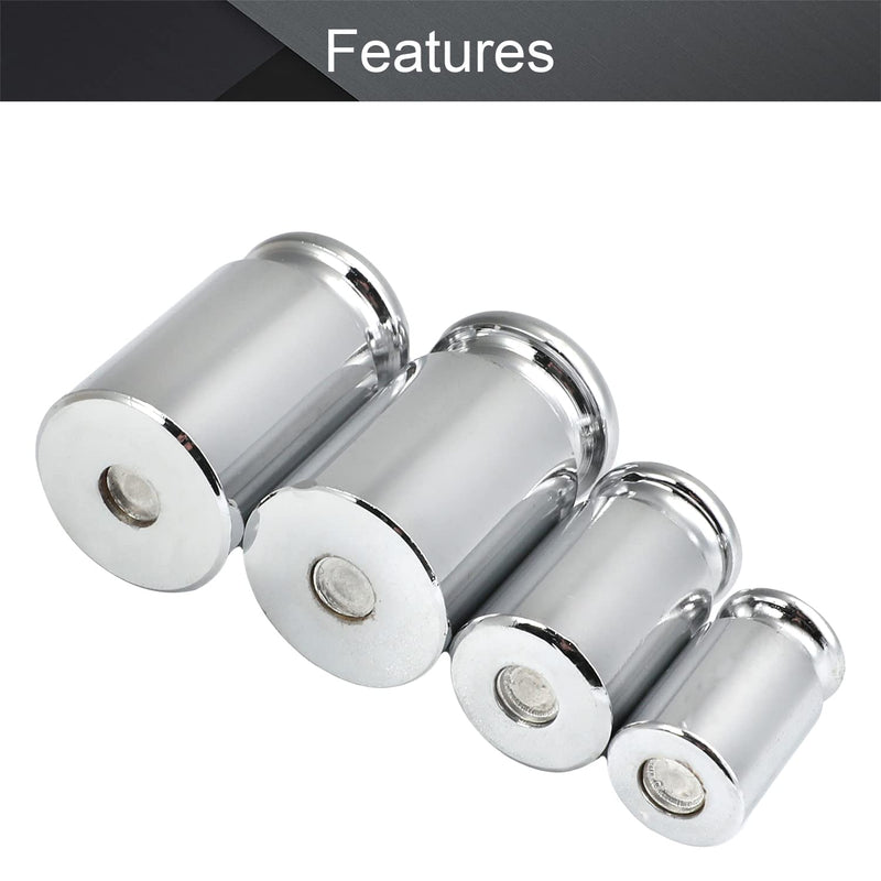 Utoolmart Calibration Weight Set 200g 100g 50g M1 Precision Chrome Plated Steel for Digital Balance Scales 1 Set 1pcs 200g+100g+50g M1