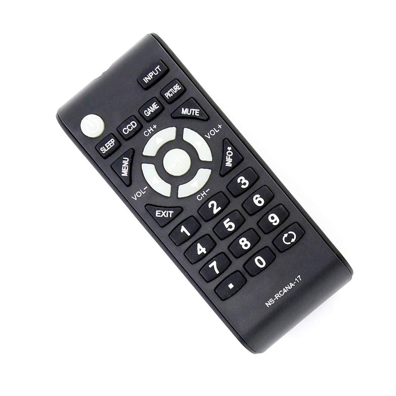New NS-RC4NA-17 Replaced Remote Control fit for Insignia TV NS-24D510NA17 NS-32D310MX17 NS-32D310NA17 NS-40D510MX17 NS-48D510NA17 NS-39D310NA17 NS-40D510NA17 NS-24D510MX17