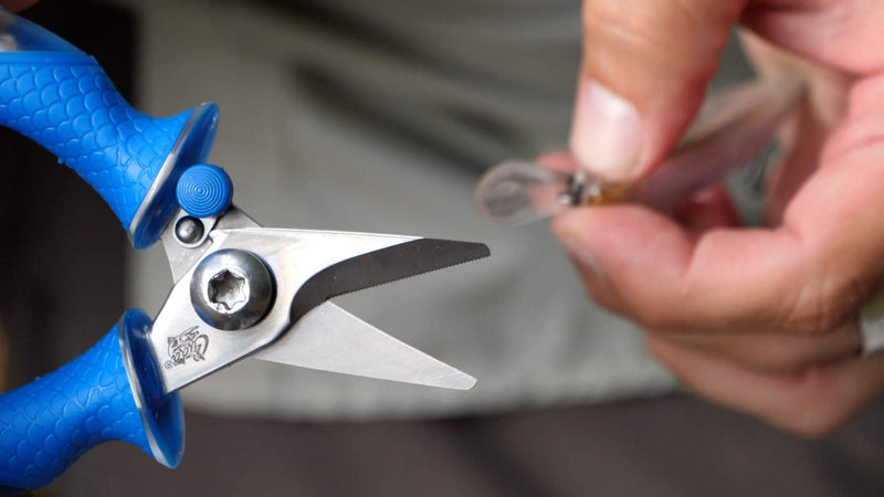 Cuda 5.25" Titanium Bonded Mini Snip, Blue (23028)