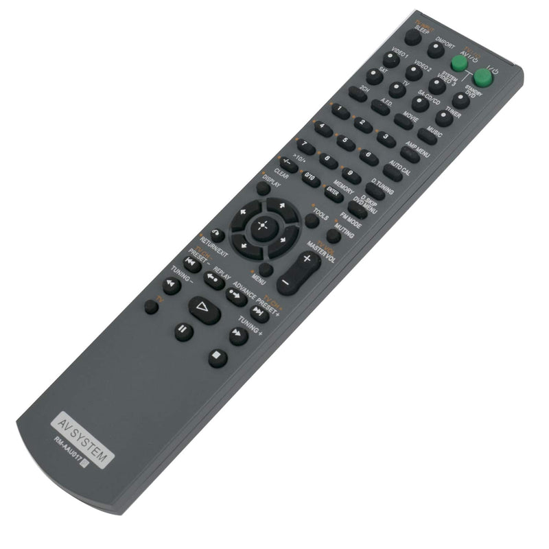 New RM-AAU017 Replace Remote Control RMAAU017 fit for Sony AV Receiver Home Theater System HT-SF2000 HT-SS2000 STR-KS2000 HT-SF1200 HT-SS1200 STR-KS1200 SS-MSP2200 SS-CNP2200 SS-SRP2200 SS-WP2200