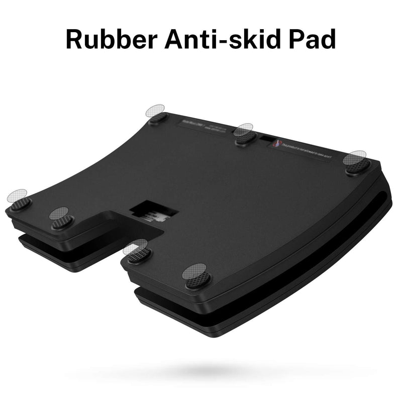 Donner Wireless Page Turner Pedal for Tablets Phone Foot Pedal Rechargeable,Black Black