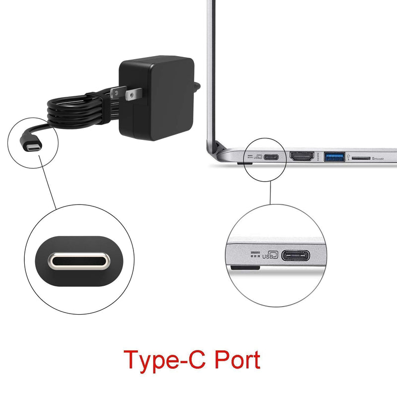 7.5Ft USB C Charger Fit for Samsung Chromebook Laptop - (Compatible with All 45W 30W Type C)