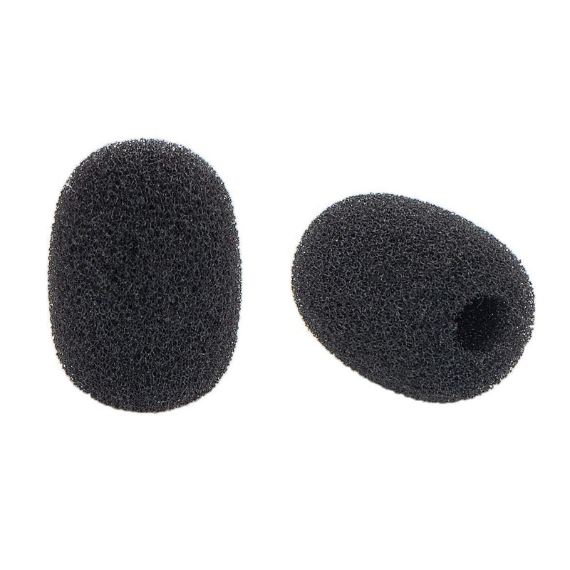 ALEKOR 6 Pieces Lavalier Microphone Metal Tie Clips, 6 Pieces Lapel Mic Windscreen Foam Covers and 6 Pieces Lav Mic Plastic Wire Clips 6 Pack