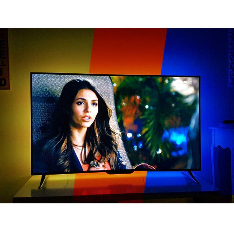 USB TV Backlight RGB LED Neon Accent Lights Strips for 32 to 43 inch HDTV Bias Lighting with Remote - USB Powered TV Behind Lighting LED Strip For 32-43 inch TV