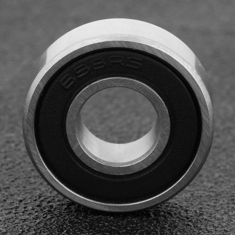 698RS Ball Bearings, 20pcs 8mmx19mmx6mm Rubber Sealed Miniature Deep-Groove Ball Bearings Bearing Steel high-Speed Single Row Ball Bearing