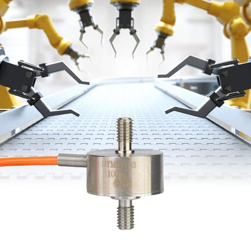 DYMH-103 Load Cell Miniature Weighing Sensor Pull Rod Pressure Tension Sensor Portable Crane Scale(0~5kg) 0~5kg