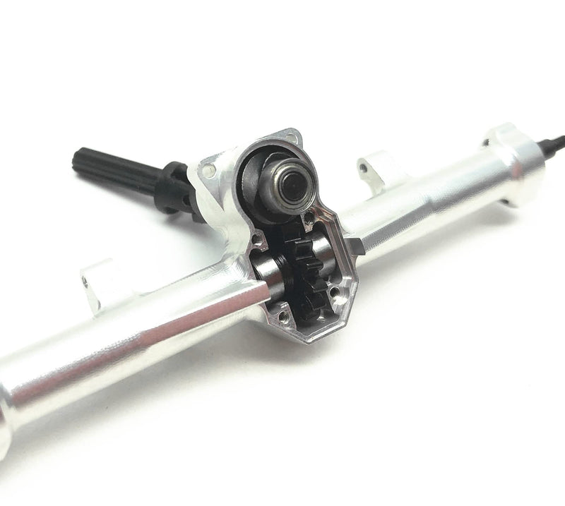 Treal Axial SCX24 Steel Overdrive Gears, Differential Diff Worm Gear Set 2T/14T, Overdrive 14% 2/14T