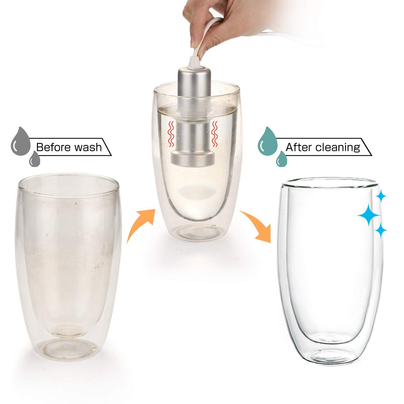 BlumWay Ultrasonic Jewelry Cleaner, Professional Ultrasonic Cleaning Machine for Silver Jewelry Diamonds Ring Glasses Fruits Vegetable Watches Kids Toys Clothes and More, Portable for Home and Travel