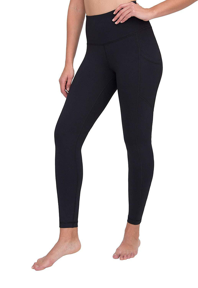 90 Degree By Reflex Womens Power Flex Yoga Pants X-Small Classic Black