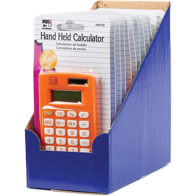 CLI 8-Digit Hand Held Calculator, Assorted