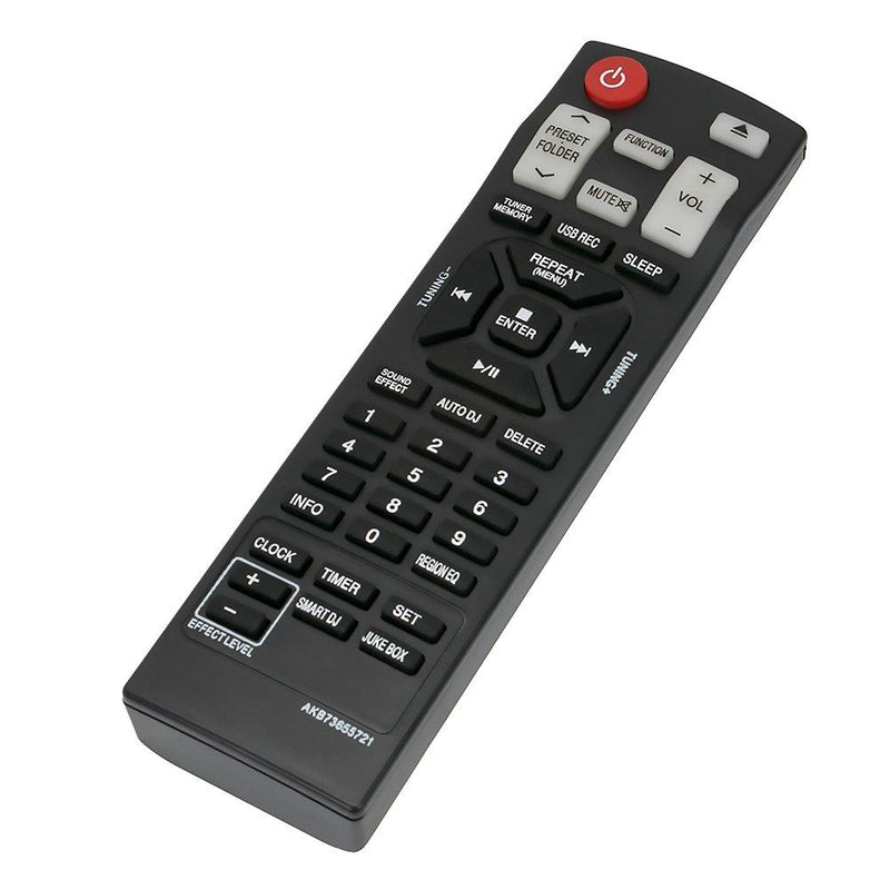 AKB73655721 Replacement Remote Control Applicable for LG Mini Hi-fi System CM8330 CM8430 CM8530 CM8430W CMS8530F CM8530S CMS8530W