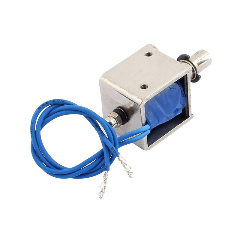 sourcing map JF-0826B DC 12V 2A 20N Push Pull Type Open Frame Magnet Electromagnet de