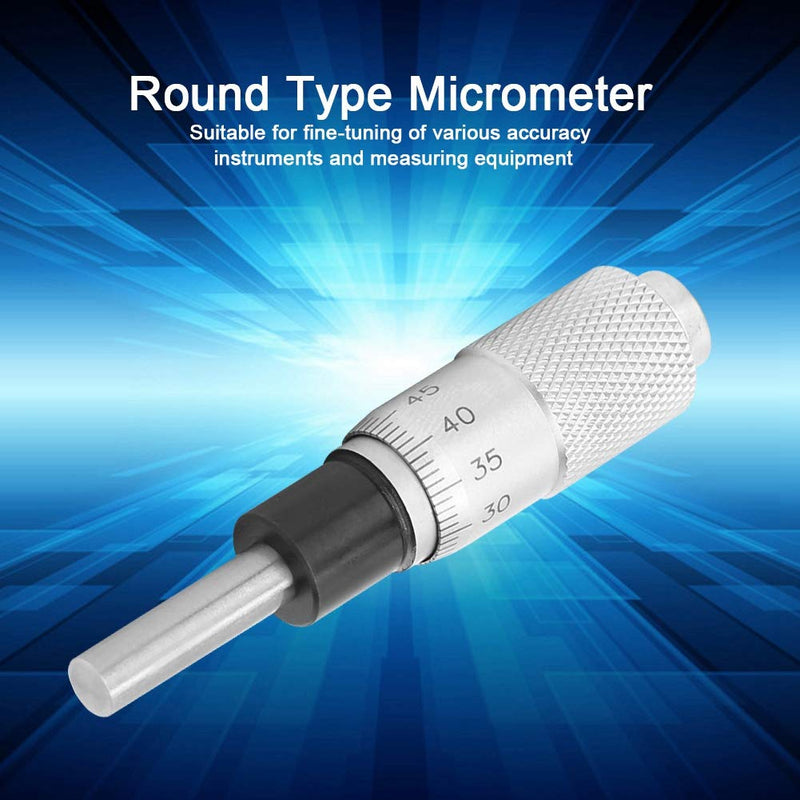 Inner Micrometer, Round Micrometer with 0.01mm Accuracy, Inner Diameter Measuring Tool, for Gauge Measuring Tool (Short Hair) Short Hair